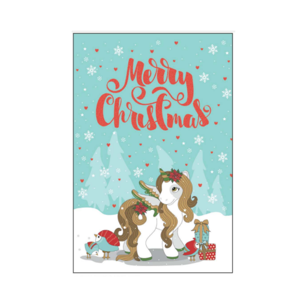 Felicitare Origami Unicorn Merry Christmas Marpimar 22ORN10