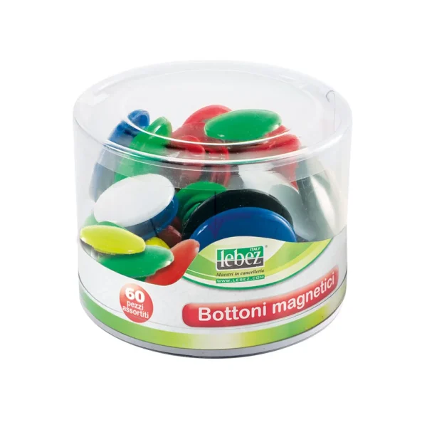 Set 60 magneți color rotunzi Lebez 2777