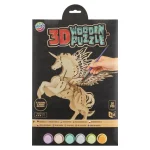 Set creativ puzzle 3D din lemn Moxy 400088