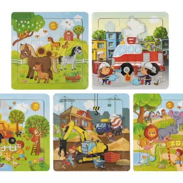 Puzzle 9 piese 15 x 15 cm Moxy 400090