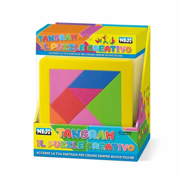 IQ Test puzzle Tangram NIJI Lebez 61580