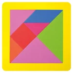 IQ Test puzzle Tangram NIJI Lebez 61580