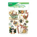 Stickere cu efect lemn Crăciun MySTICKY Lebez 81857