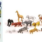 Set 12 animale Zoo mini-figurină Cornelissen 8282140