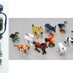 Set 12 animale de fermă mini-figurine Cornelissen 8282142