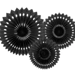 Fagure rozete din hârtie set 3 PartyDeco RPB1
