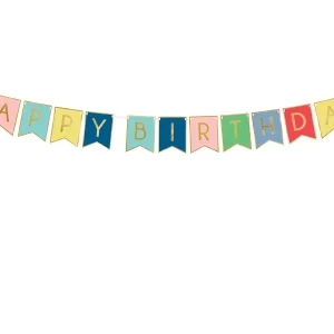 Banner Happy Birthday mix 15 x 175 cm Party Deco GRL56