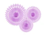 Fagure rozete din hârtie set 3 PartyDeco RPB1