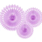 Fagure rozete din hârtie set 3 PartyDeco RPB1