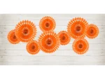 Fagure rozete din hârtie set 3 PartyDeco RPB1