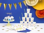 Fagure rozete din hârtie set 3 PartyDeco RPB1