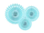 Fagure rozete din hârtie set 3 PartyDeco RPB1