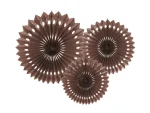 Fagure rozete din hârtie set 3 PartyDeco RPB1
