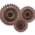 Fagure rozete din hârtie set 3 PartyDeco RPB1