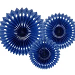 Fagure rozete din hârtie set 3 PartyDeco RPB1