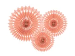 Fagure rozete din hârtie set 3 PartyDeco RPB1