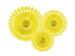 Fagure rozete din hârtie set 3 PartyDeco RPB1