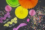 Fagure rozete din hârtie set 3 PartyDeco RPB1