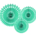 Fagure rozete din hârtie set 3 PartyDeco RPB1