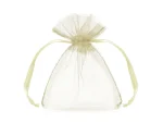 Sacoșă organza crem 10 cm set 10 PartyDeco WRG5-079-10