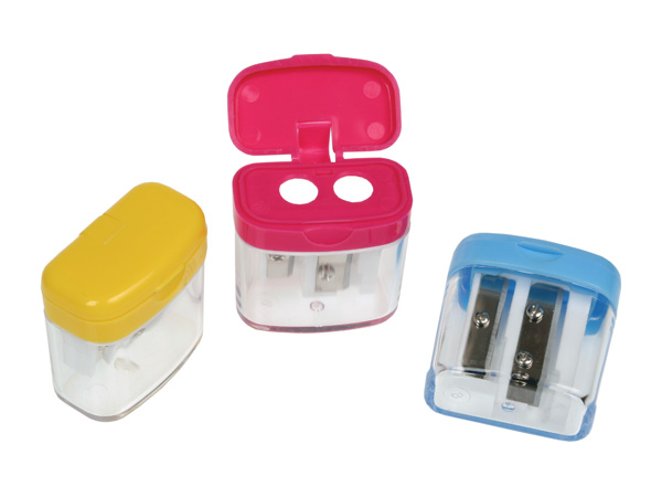 Acuțitoare dublă din plastic cu container Centrum 82721