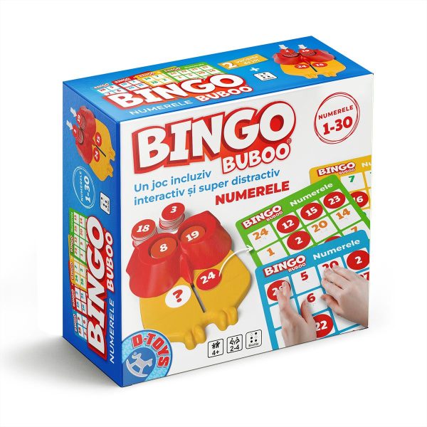 BINGO BUBOO Numerele – Braille D-Toys 80974