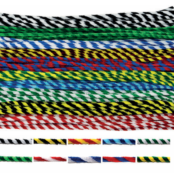 Sârmă plușată Ø9 mm x 50 cm set 10 Mobius Creativ 27092-5