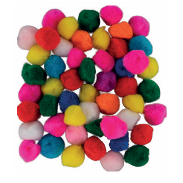 Pompom Ø 20 mm set 50 mix Mobius Creativ 27420MIX1