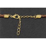 Închizătoare carabină cu lanț aurie Meyco 61469