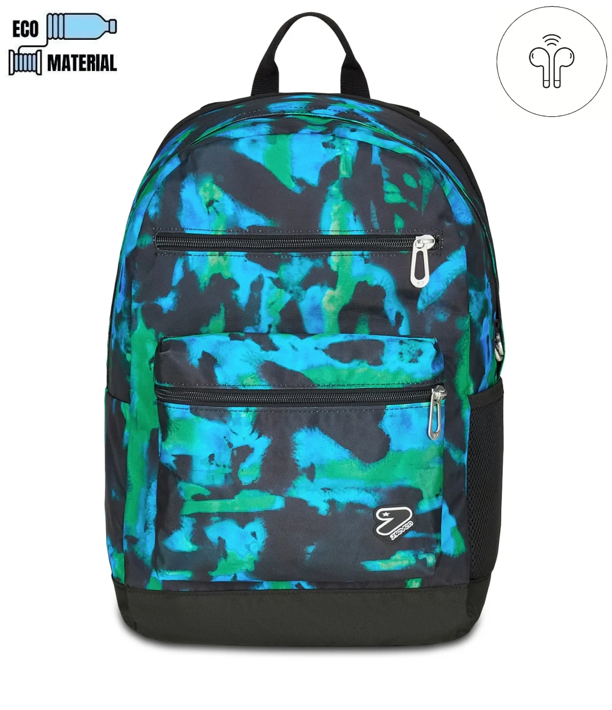 Rucsac reversibil Seven The Double 529 Falling color + căști