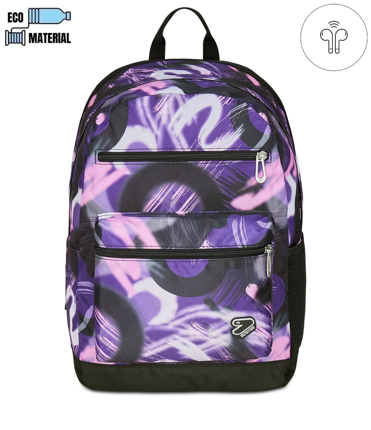Rucsac reversibil Seven The Double 390 Color Mark + căști
