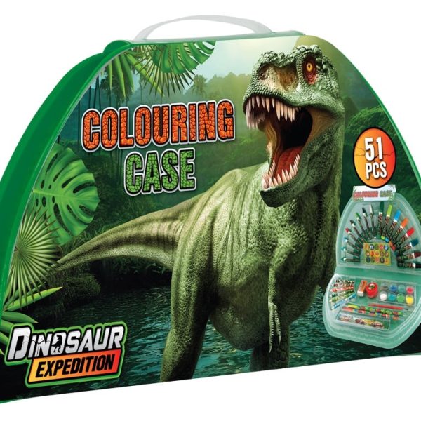 Set pentru colorat 51 piese Dino Moxy 130009