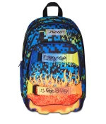 Ghiozdan Dual Seven 535 Scribbled flame