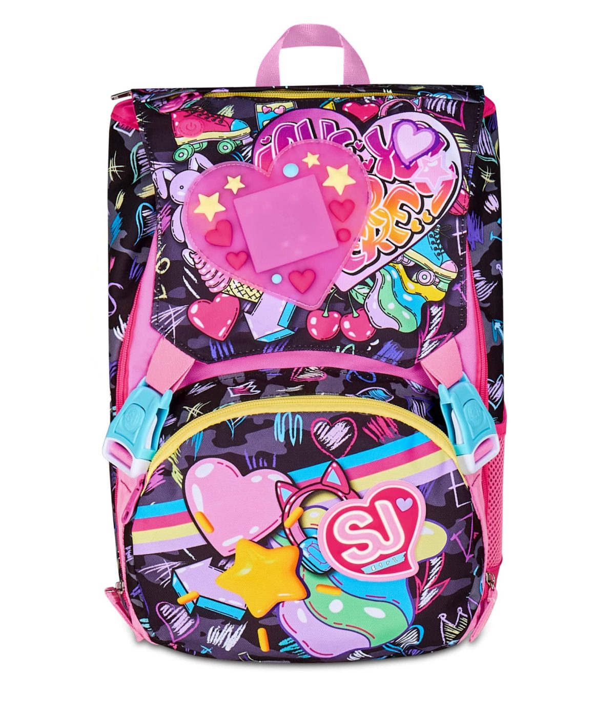 Rucsac extensibil SJ Gang Seven 3D9 Game LED girl