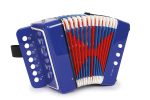 Acordeon Albastru din lemn pentru copii Small foot 3318