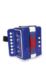 Acordeon Albastru din lemn pentru copii Small foot 3318