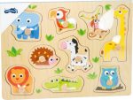 Puzzle Zoo Mates din lemn Small foot 4763