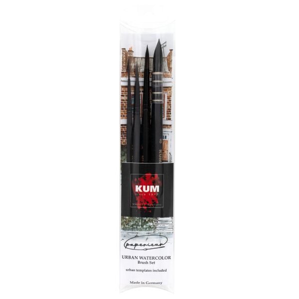 Set 4 pensule acuarelă URBAN KUM 5146916