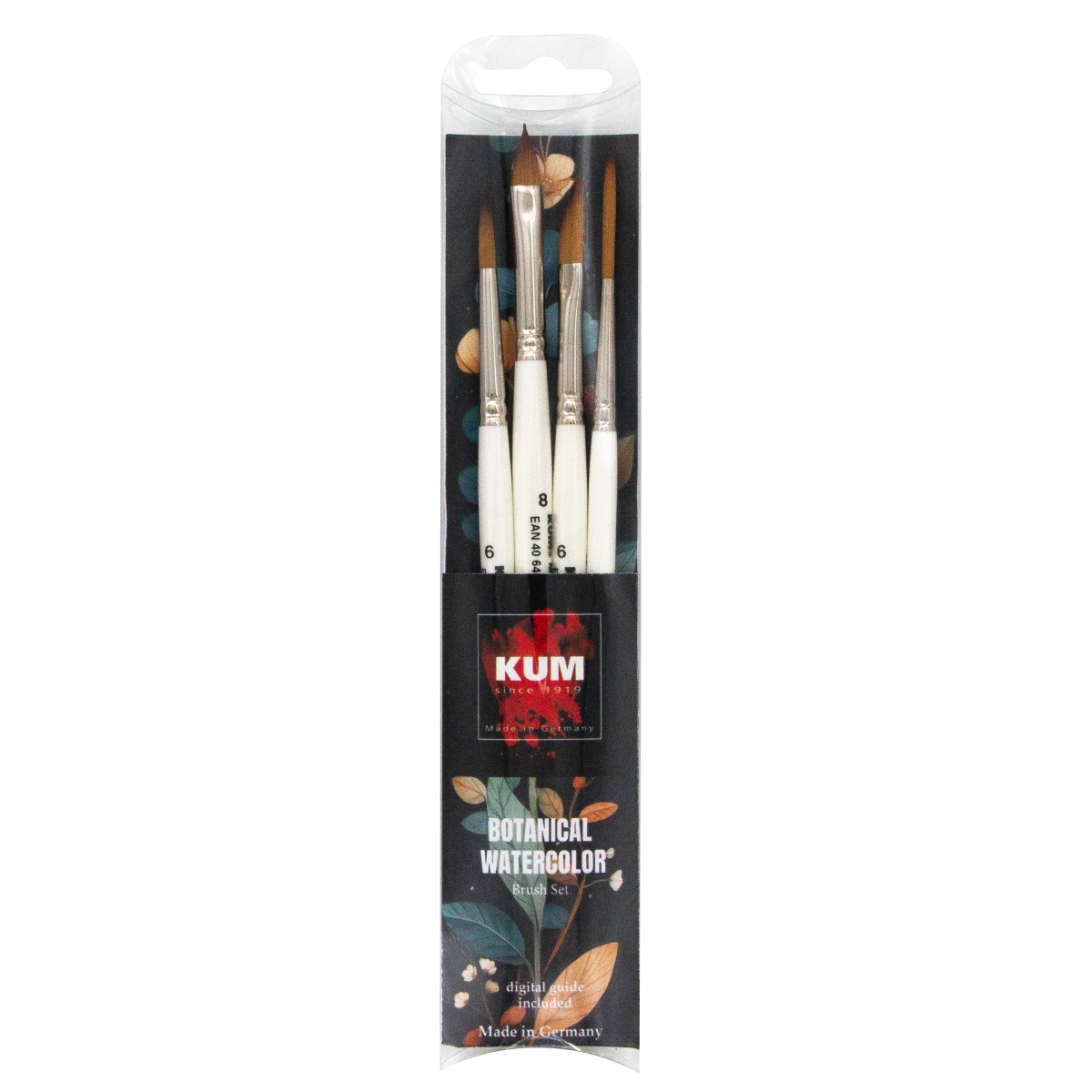 Set 4 pensule acuarelă BOTANICAL KUM 5148016