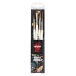 Set 4 pensule acuarelă BOTANICAL KUM 5148016