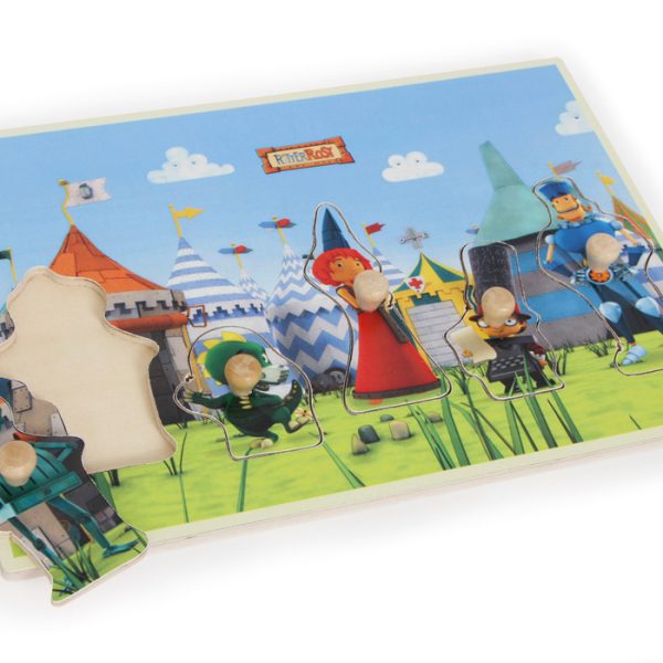 Puzzle Ritter rost din lemn Small foot 6380