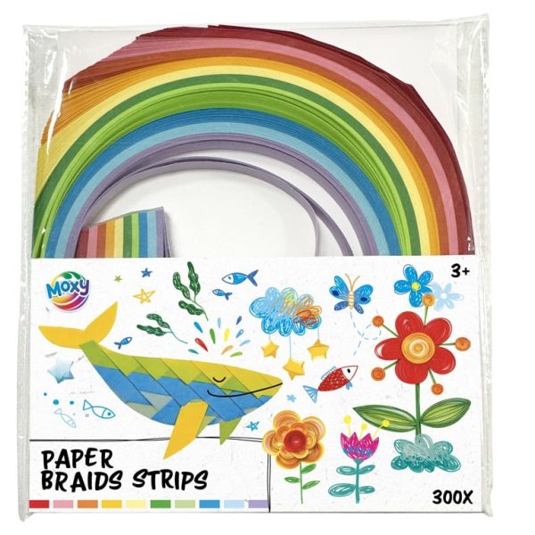 Hârtie quilling 300 coli Moxy 110009