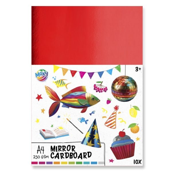 Carton oglindă A4 250 g 10 coli Moxy 110017