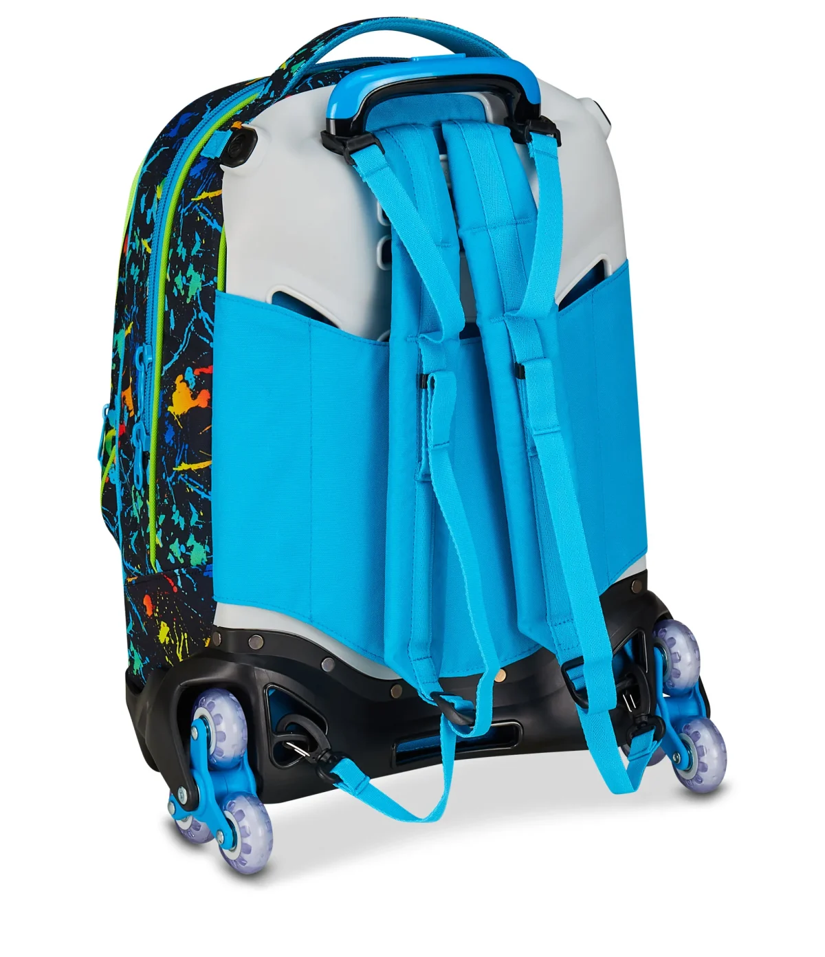 Troller dublu 3 roți Seven JACK TROLLEY LED LOOK