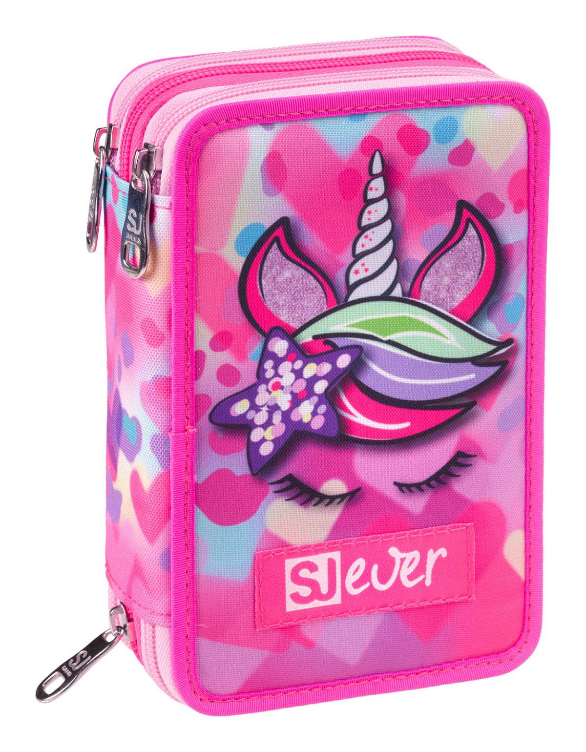 Penar echipat 3 fermoare SJGang SJever Seven 30C202530-379 UNICORNSIDE GIRL
