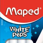 Cretă albă set 10 White Peps Maped 593500
