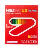 Set creioane colorate Pastel MinaPro 4.0 Seven