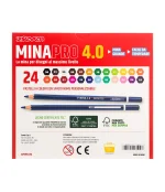 Set creioane colorate Pastel MinaPro 4.0 Seven