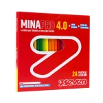 Set creioane colorate Pastel MinaPro 4.0 Seven
