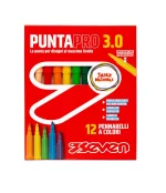 Set carioci colorate PuntaPro 3.0 Seven